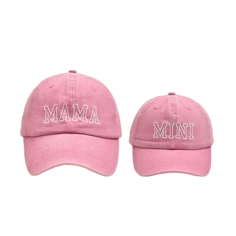 Wholesale Cotton Embroidered Letters MAMA MINI Parent-child Baseball Cap